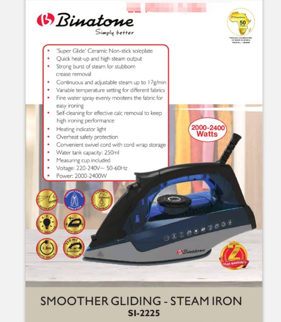 Fers à vapeur Binatone SI-2225 Fers à vapeur Binatone SI-2225